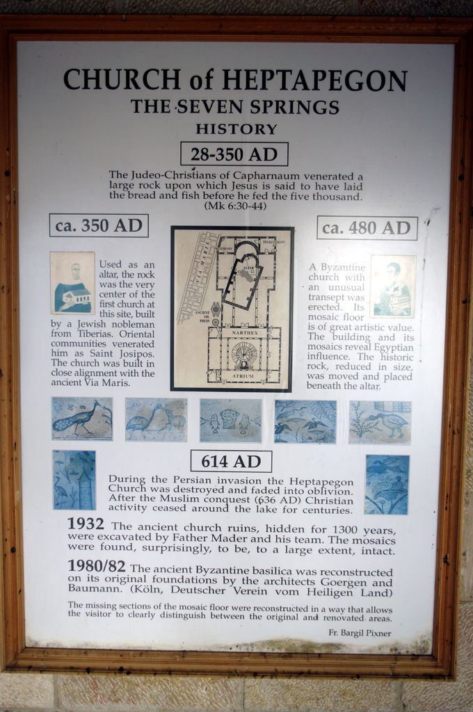 Место, где расположен храм Умножения Хлебов и Рыб