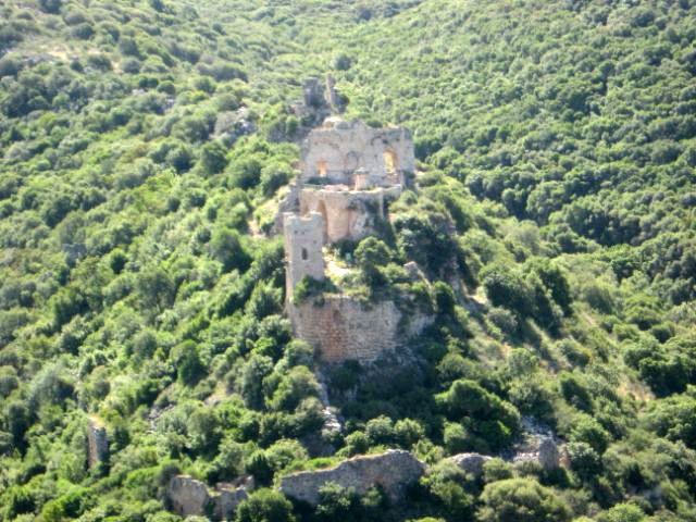 Вид на крепость Монфор