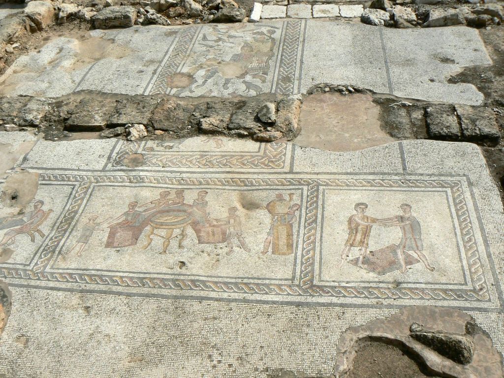 Мозаика в доме Орфея