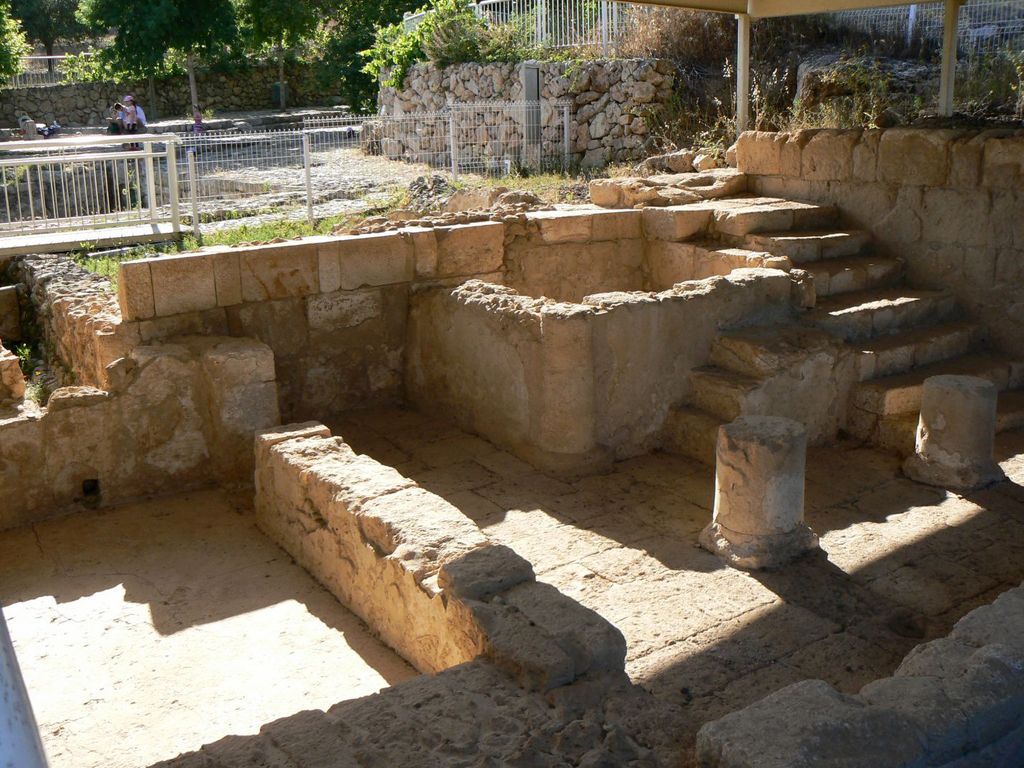 Одно из помещений римских бань.