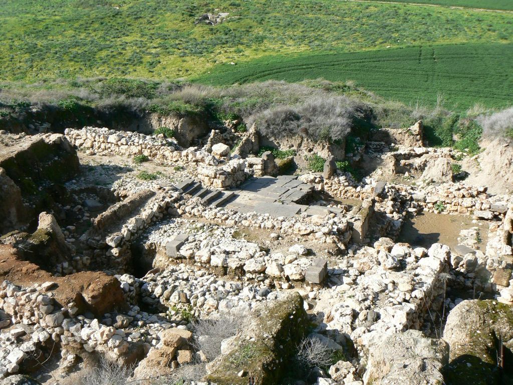 Тель Хацор. Место входа из нижнего ханаанского Хацора