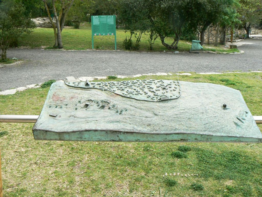 Бейт Шеарим. Макет древнего города и захоронений.