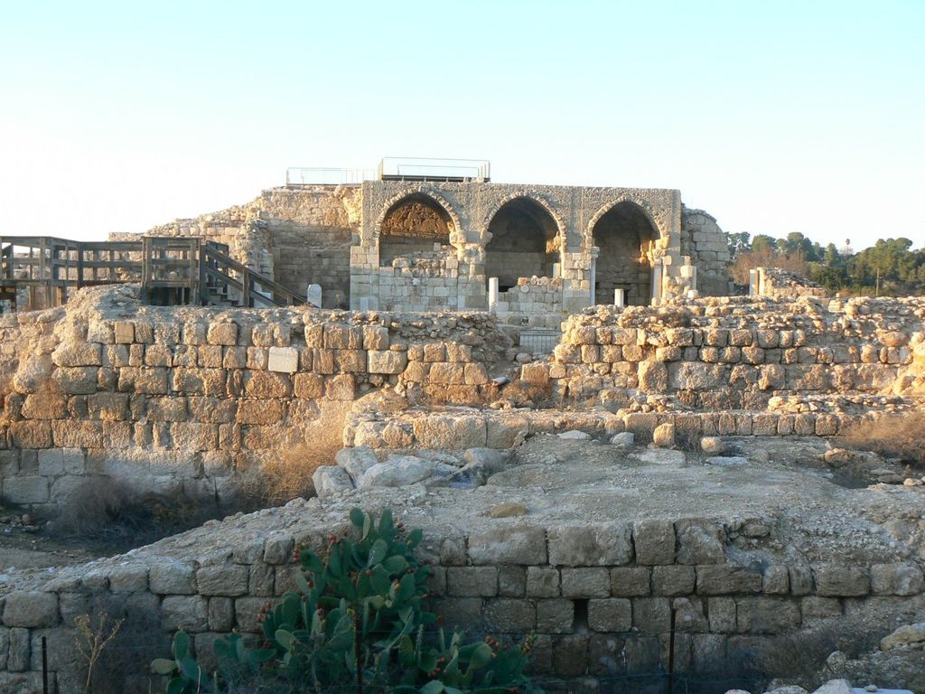 Остатки церкви крестоносцев.