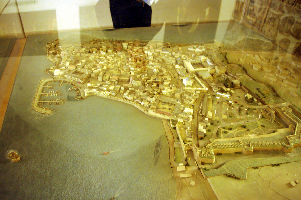 Макет города Акко.