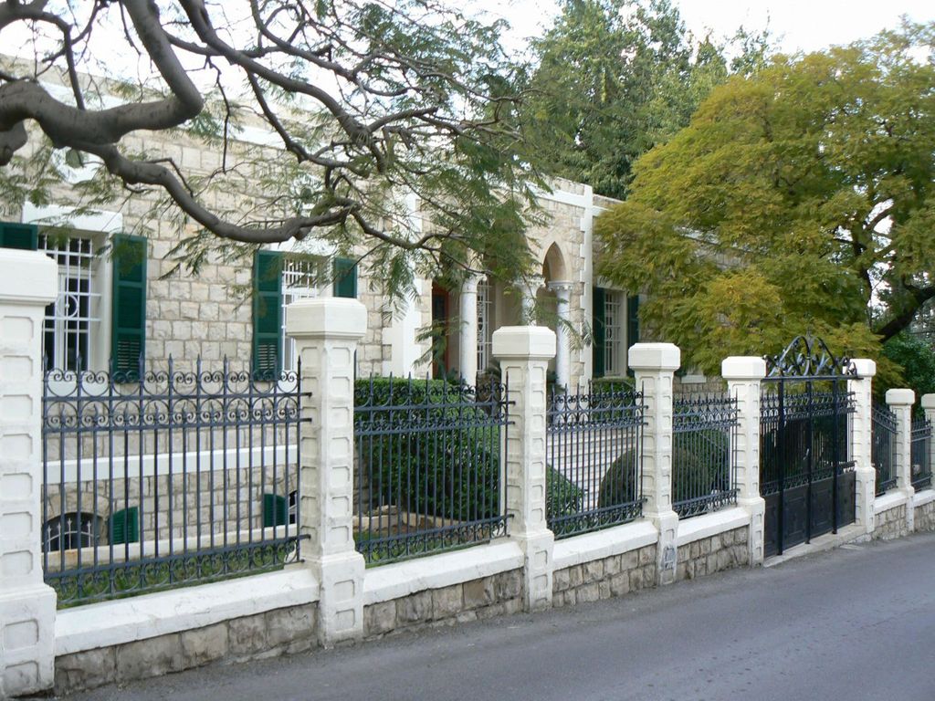 Один из особняков бахаи в Хайфе.