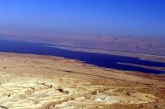 Так выглядит Мертвое море с крепости Масада