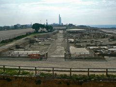 Кейсария. Вид на римско-византийский город и главную улицу (Кардо).