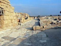 Кейсария. Улица римского города.